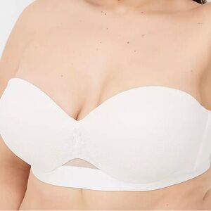 NWOT Cacique 36H Comfort bliss strapless lace bra NO STRAPS INCLUDED